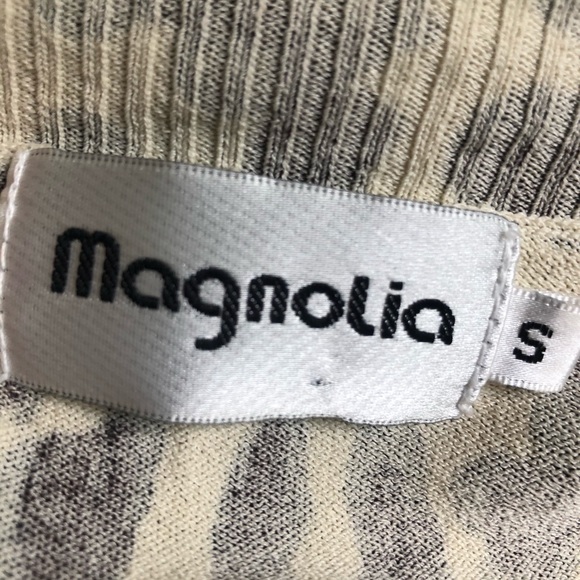 Brown vintage crop cardigan blouse top - Picture 4 of 4